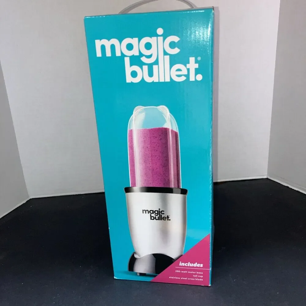 Magic Bullet® Personal Compact Blender 16oz Tall Cup 250W Motor NOB